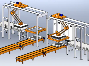 Palletizing Equipment 3D Model