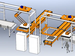 Palletizing Equipment 3D Model