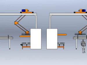 Palletizing Equipment 3D Model