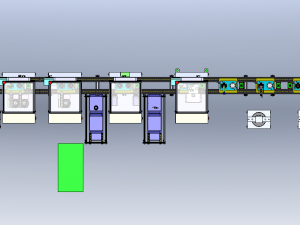 Generator Assembly Line 3D-Modell