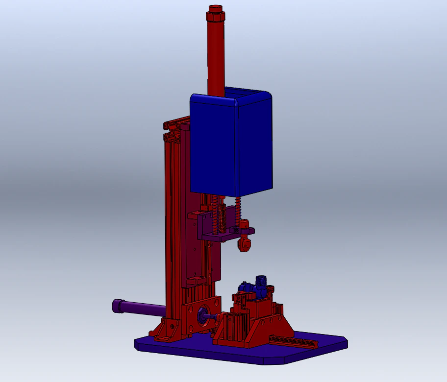 Valve Body Assembly Machine 3D Model .c4d .max .obj .3ds .fbx .stl .blend