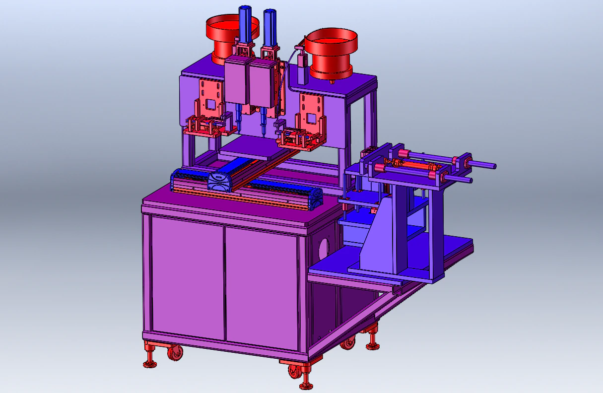 Nail Placing Machine 3D Model .c4d .max .obj .3ds .fbx .stl .blend 