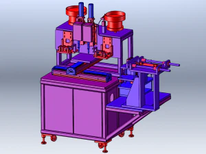 Máquina de colocação de unhas Modelo 3D