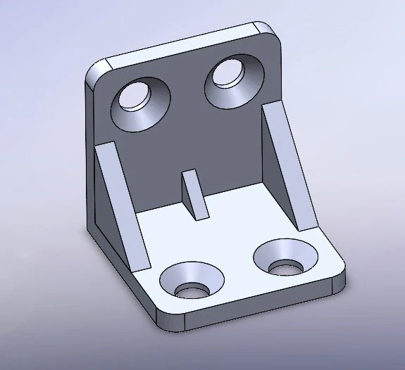 Bracket 3D Model .c4d .max .obj .3ds .fbx .stl .blend 