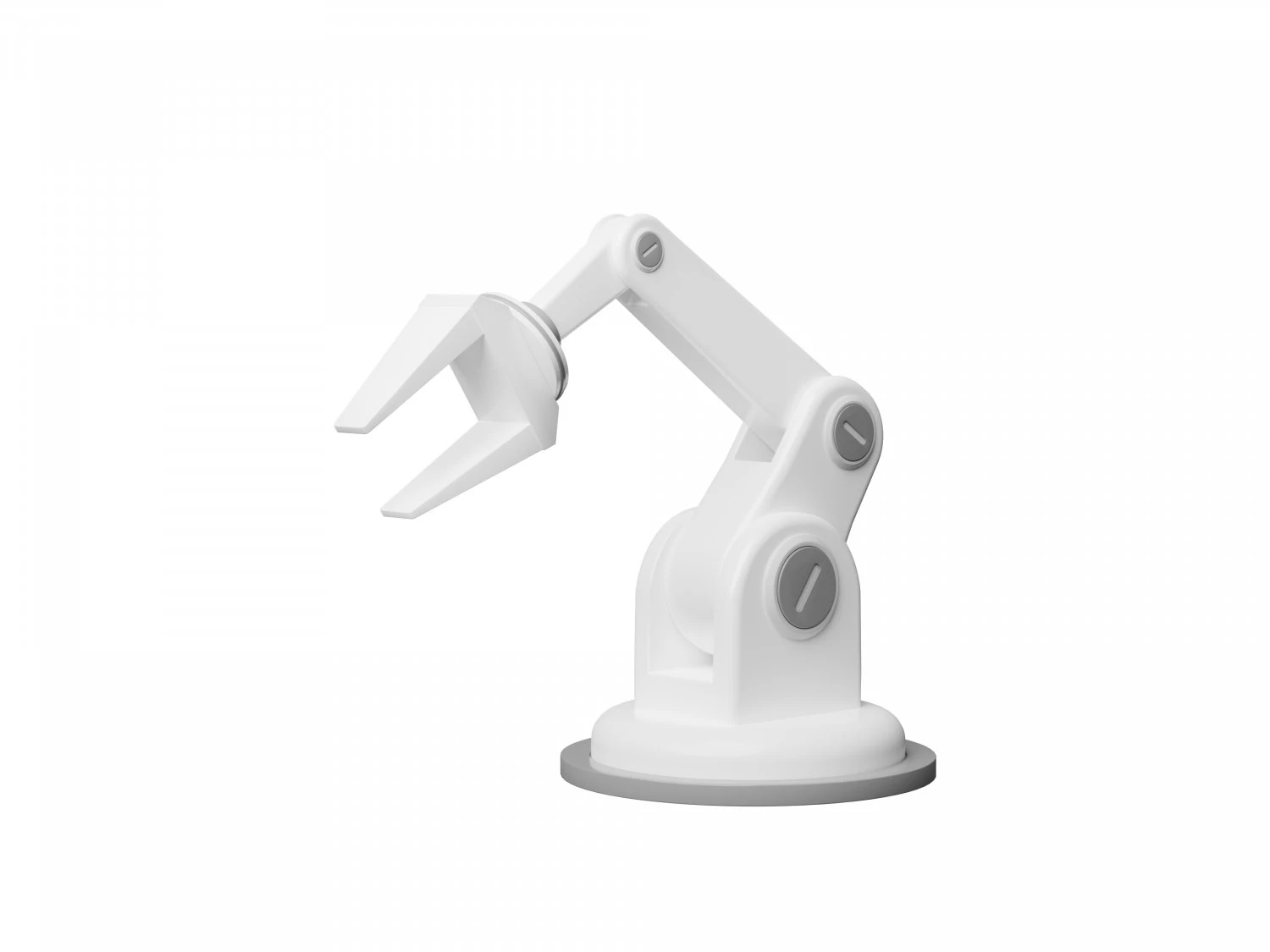 Robot arm 3D Model .c4d .max .obj .3ds .fbx .stl .blend 