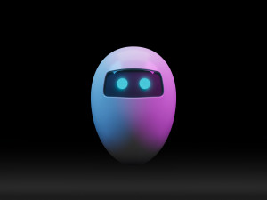 Artificial intelligence robot 3D मॉडल