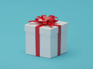 선물 상자 3D 모델