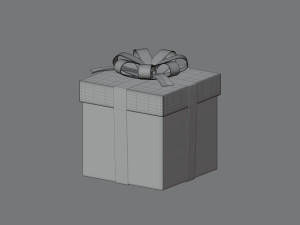 Gift box 3D मॉडल