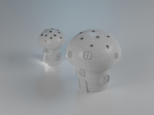 Mushroom house 3D Model