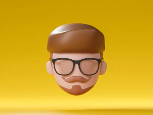 Human head 3D Model