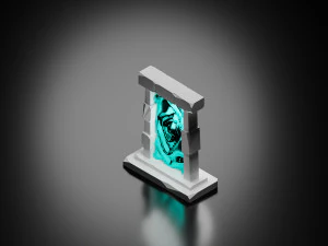 Dimension portal set 3D Model