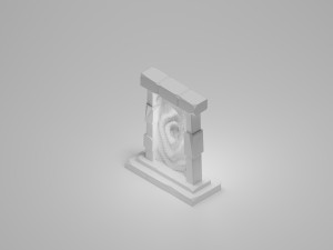 Dimension portal set 3D 模型