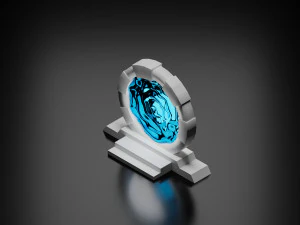 Dimension portal set 3D Model