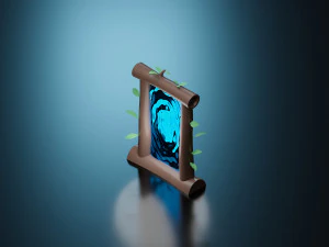 Dimension portal set 3D Model
