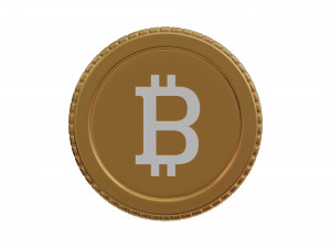 Bitcoin Piece Symbol 3D Model $9 - .stl .max .obj .fbx .c4d - Free3D