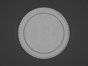 Bitcoin 3D Model