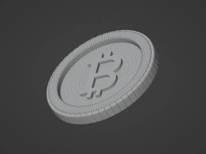 Bitcoin 3D Model