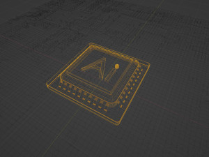 Isometric Artificial intelligence 3D मॉडल
