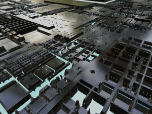 Isometric Artificial intelligence 3D मॉडल