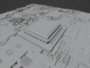 Isometric Artificial intelligence 3D मॉडल