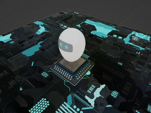 Artificial intelligence 3D Model
