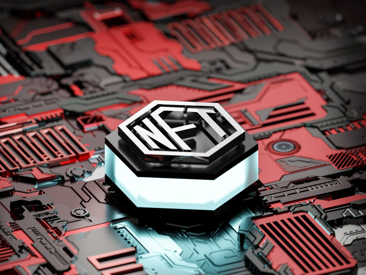 NFT badge 3D Model .c4d .max .obj .3ds .fbx .stl .blend 