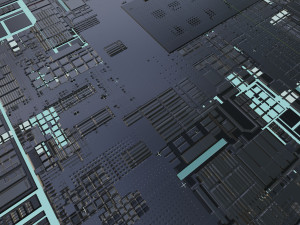 Processor chip 3Dモデル