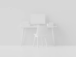 홈 오피스 3D 모델