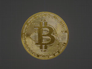 Bitcoin 3D Model