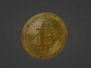 Bitcoin 3D Model