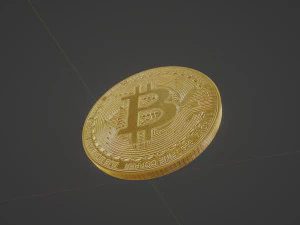 Bitcoin 3D Model