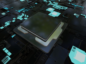 Processor chip 3D 模型