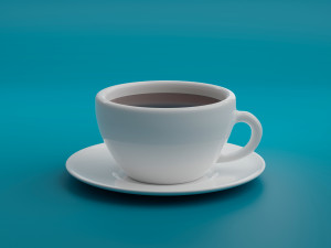 Cup of coffee 3D Model