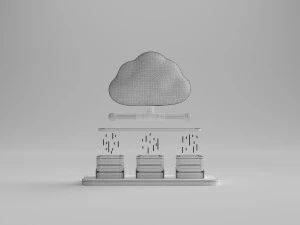 Cloud storage 3D Model