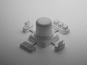 Artificial intelligence server 3D Model