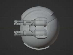 Spherical drone Modèle 3D