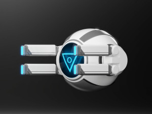Spherical drone 3D Model