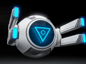 Drone esf&eacute;rico Modelo 3D