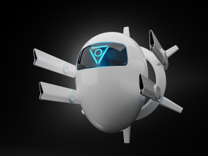 AI drone 3D मॉडल