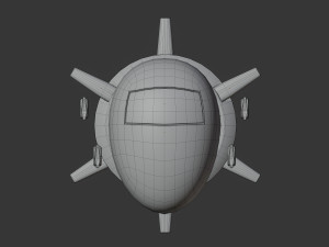AI drone Model 3D