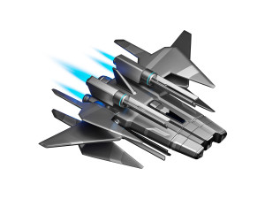 Sci-fi spaceship Modèle 3D