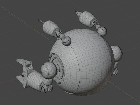 Maintenance robot 3D Model