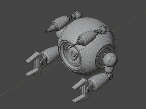 Maintenance robot 3D Model