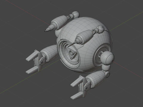 Maintenance robot 3D Model