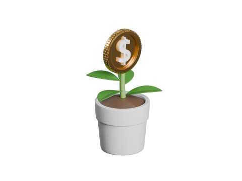 Money tree 3D 모델