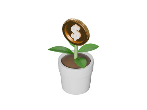 Money tree 3D Model