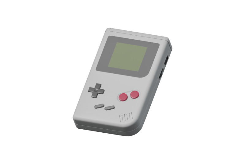 Gameboy Model 3D .c4d .max .obj .3ds .fbx .stl .blend 