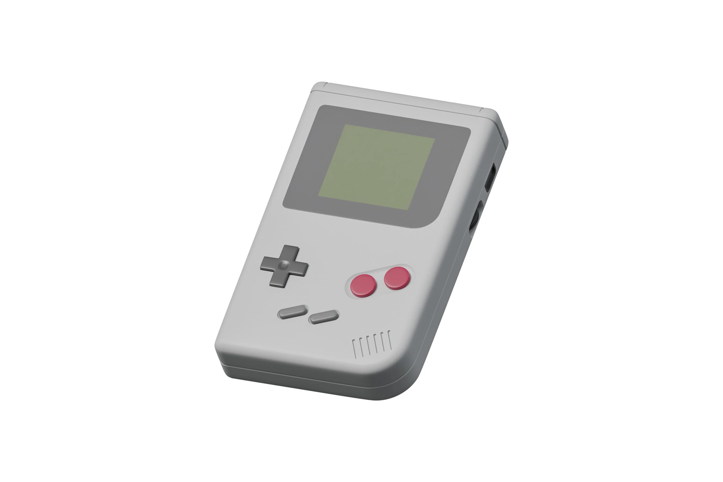Gameboy 3D Model .c4d .max .obj .3ds .fbx .stl .blend 