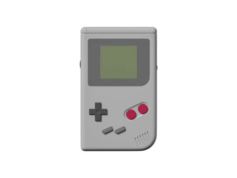 Gameboy 3D Model