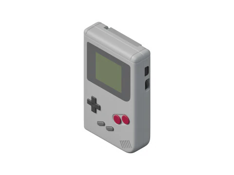 Gameboy 3D Model